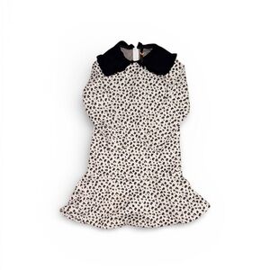 Black and White Leopard Print Dress